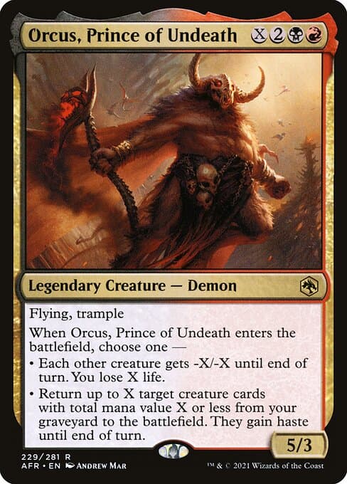 Orcus, Prince of Undeath (Rare)