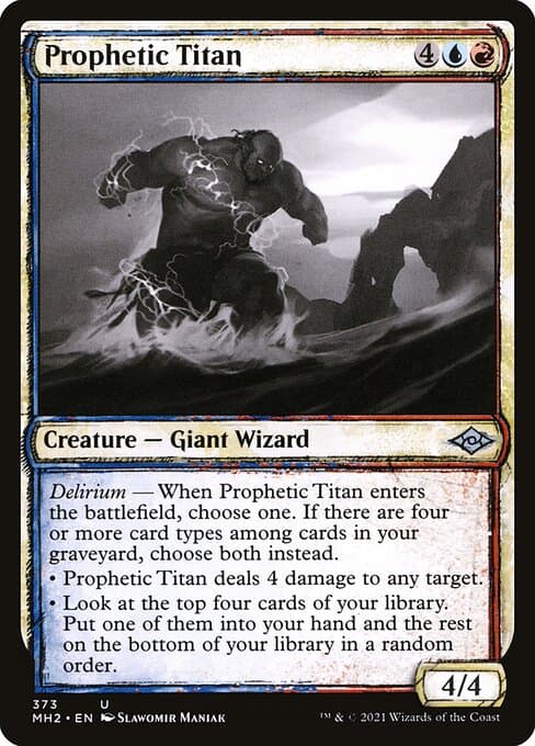 Prophetic Titan from Modern Horizons 2 (Uncommon)