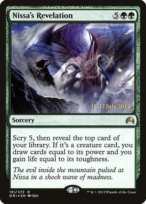 Nissa's Revelation from Magic Origins Promos (Rare)