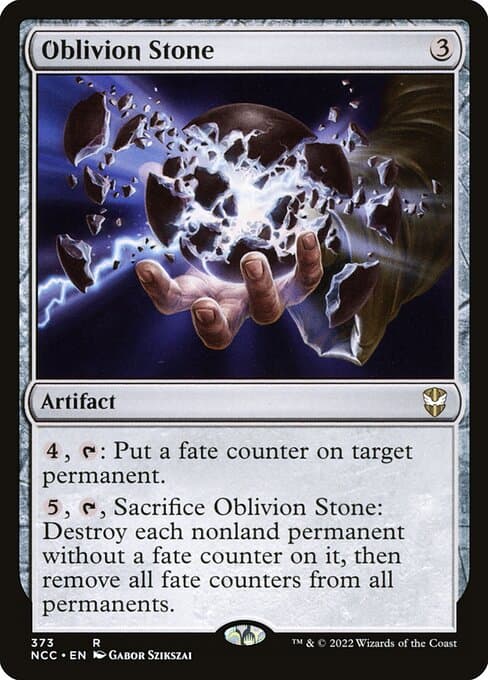 Oblivion Stone from New Capenna Commander (Rare)