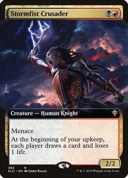 Stormfist Crusader from Throne of Eldraine (Rare)