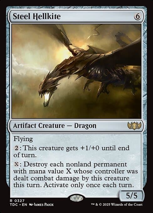 Steel Hellkite from Tarkir: Dragonstorm Commander (Rare)