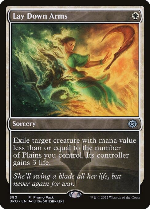 Lay Down Arms from The Brothers' War (Uncommon)