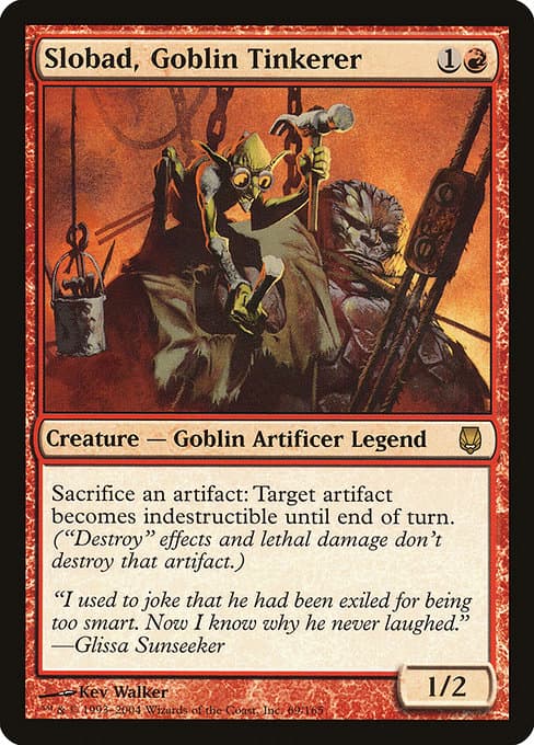 Slobad, Goblin Tinkerer from Darksteel (Rare)