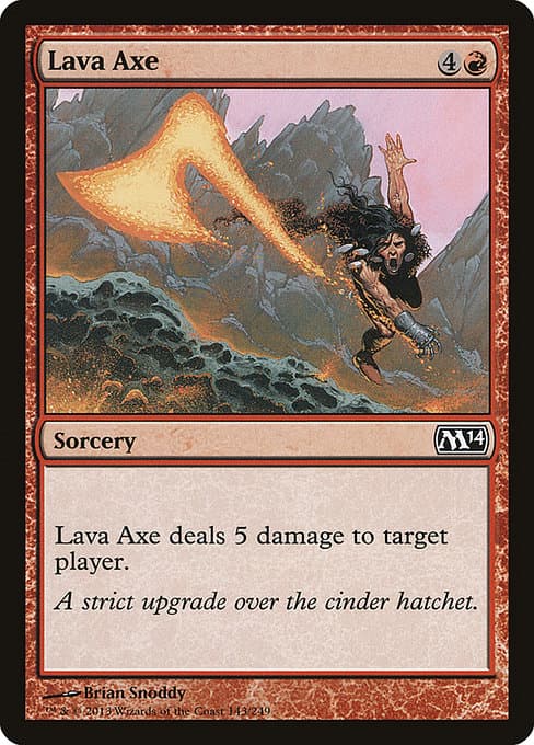Lava Axe from Magic 2014 (Common)