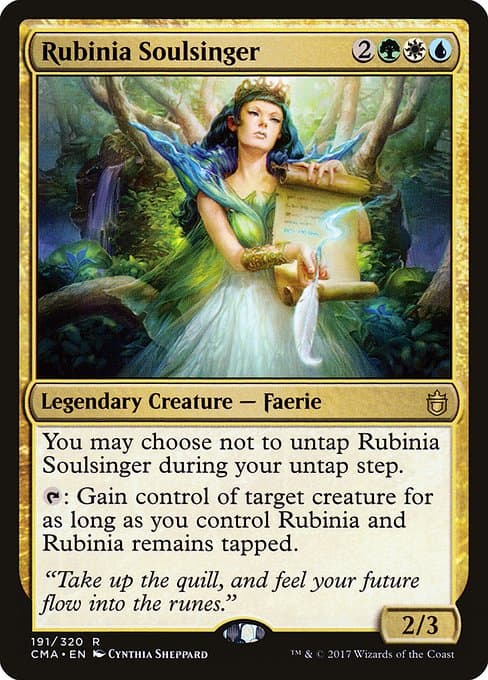 Rubinia Soulsinger from Commander Anthology (Rare)