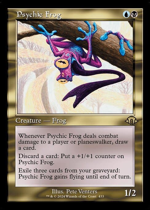 Psychic Frog from Modern Horizons 3 (Rare)