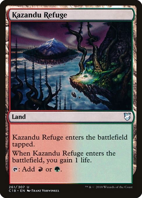Kazandu Refuge from Commander 2018 (Uncommon)
