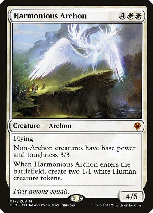 Harmonious Archon from Throne of Eldraine (Mythic)