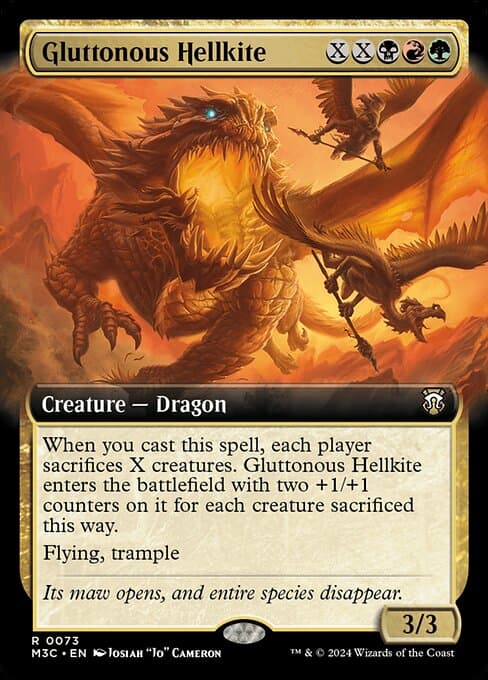 Gluttonous Hellkite from Modern Horizons 3 Commander (Rare)