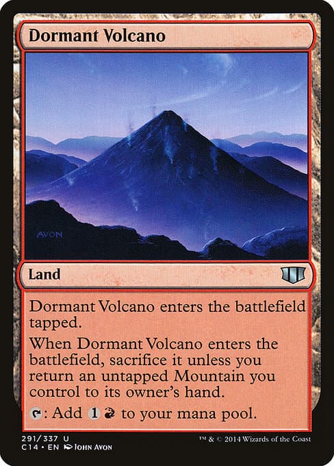 Dormant Volcano from Commander 2014 (Uncommon)