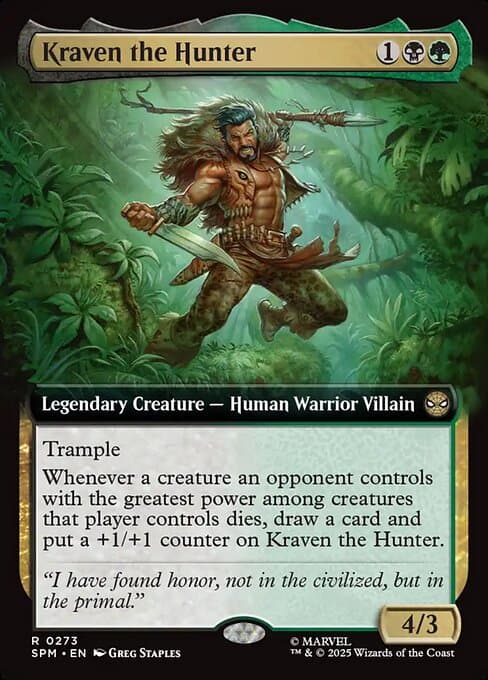 Kraven the Hunter from Marvel's Spider-Man (Rare)