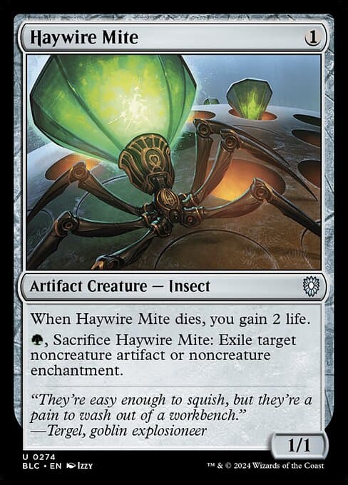 Haywire Mite from Bloomburrow Commander (Uncommon)