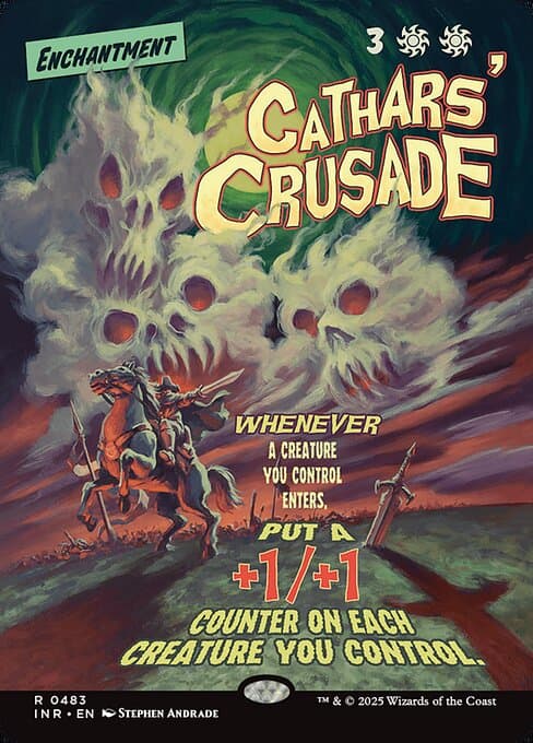 Cathars' Crusade from Innistrad Remastered (Rare)