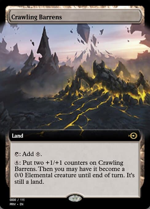 Crawling Barrens from Magic Online Promos (Rare)