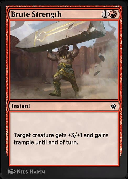 Brute Strength from Amonkhet Remastered (Common)