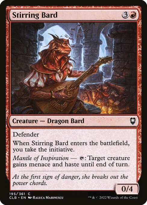 Stirring Bard from Commander Legends: Battle for Baldur's Gate (Common)