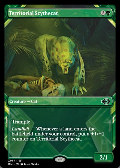 Territorial Scythecat from Magic Online Promos (Common)