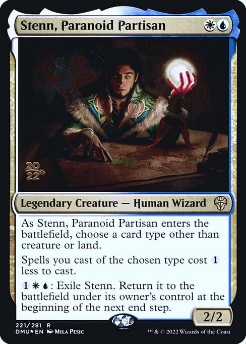 Stenn, Paranoid Partisan from Dominaria United Promos (Rare)