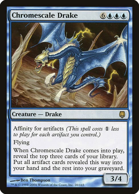 Chromescale Drake from Darksteel (Rare)