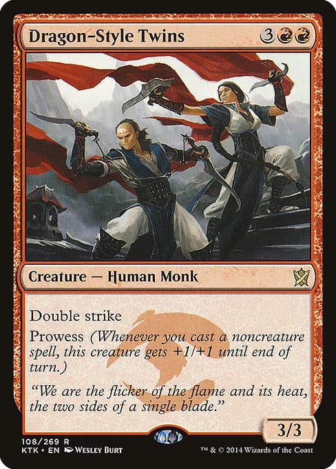 Dragon-Style Twins from Khans of Tarkir (Rare)