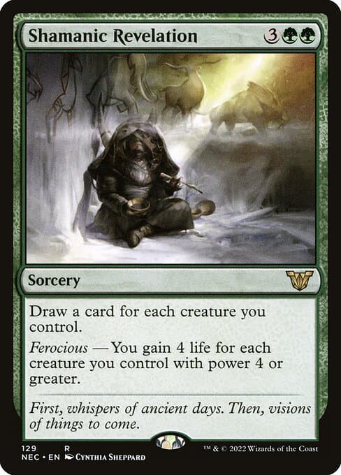 Shamanic Revelation from Neon Dynasty Commander (Rare)