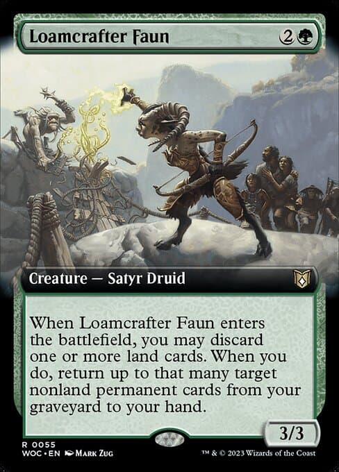 Loamcrafter Faun from Wilds of Eldraine Commander (Rare)