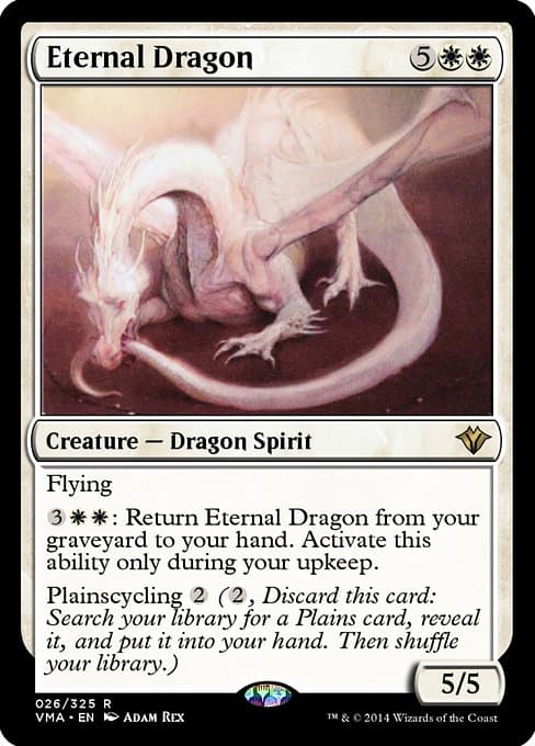 Eternal Dragon from Vintage Masters (Rare)