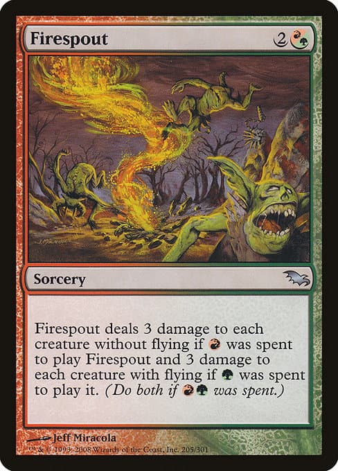 Firespout from Shadowmoor (Uncommon)