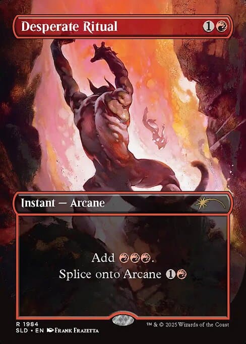 Desperate Ritual from Secret Lair Drop (Rare)
