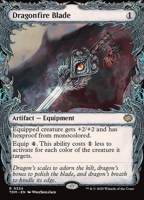 Dragonfire Blade from Tarkir: Dragonstorm (Rare)
