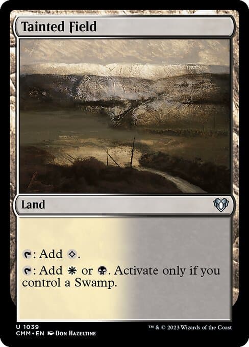 Tainted Field from Commander Masters (Uncommon)