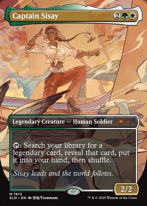 Captain Sisay from Secret Lair Drop (Mythic)