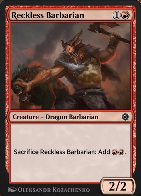 Reckless Barbarian from Alchemy Horizons: Baldur's Gate (Common)