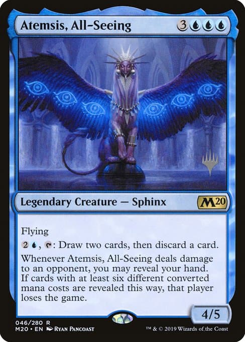 Atemsis, All-Seeing from Core Set 2020 Promos (Rare)