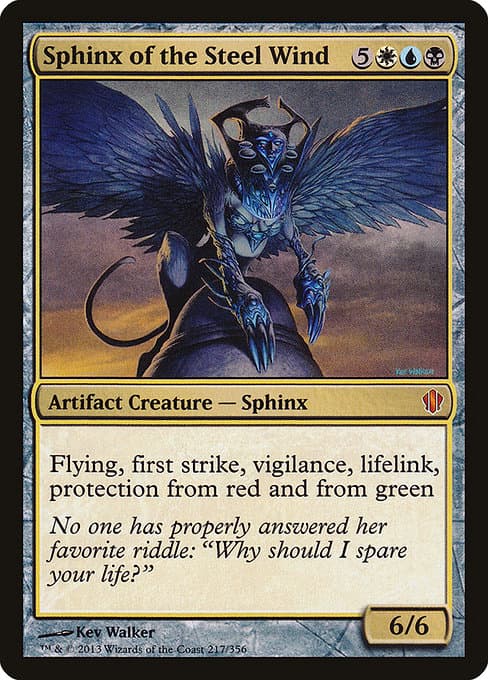 Sphinx of the Steel Wind from Commander 2013 (Mythic)