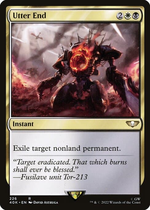 Utter End from Warhammer 40,000 Commander (Rare)