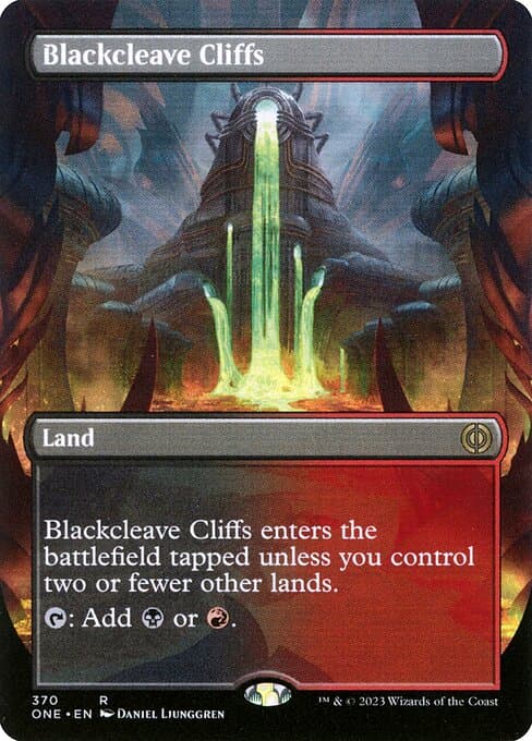 Blackcleave Cliffs from Phyrexia: All Will Be One (Rare)