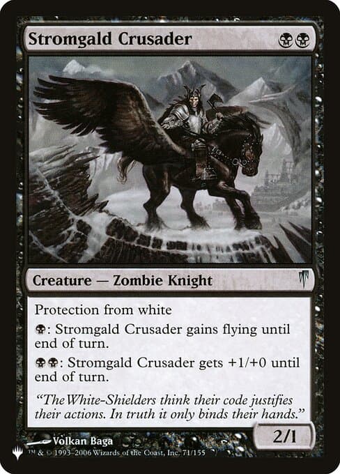 Stromgald Crusader from The List (Uncommon)