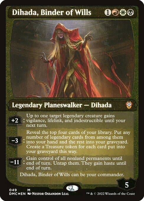 Dihada, Binder of Wills from Dominaria United Commander (Mythic)
