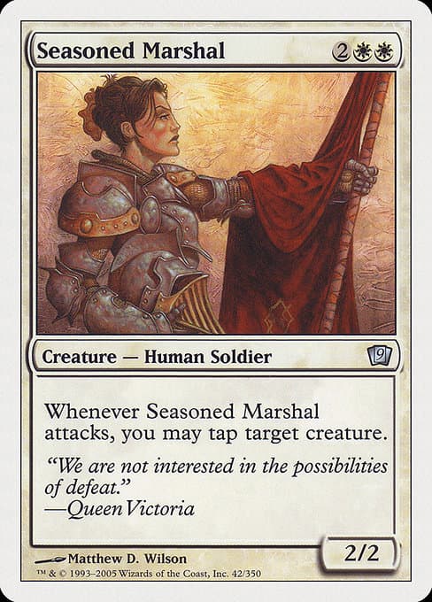 Seasoned Marshal from Ninth Edition (Uncommon)