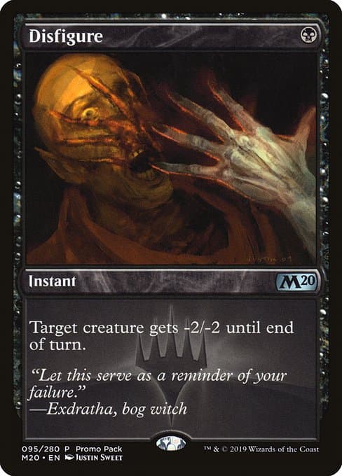 Disfigure from Core Set 2020 Promos (Uncommon)