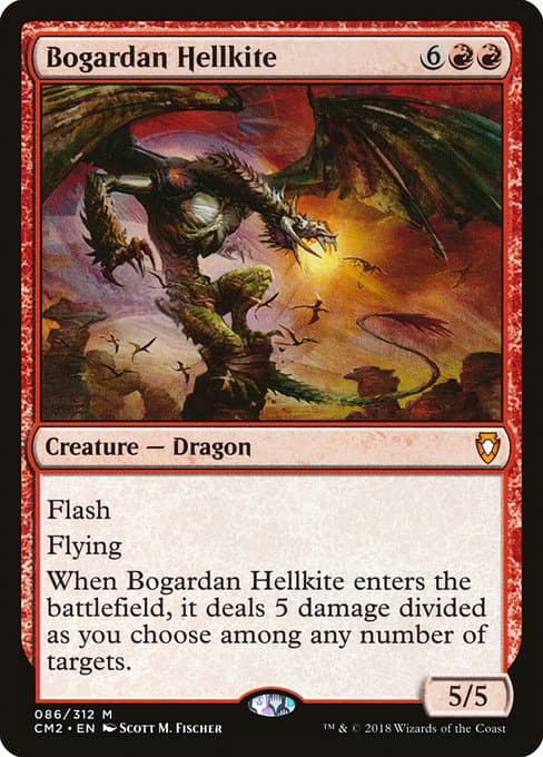 Bogardan Hellkite from Commander Anthology Volume II (Mythic)