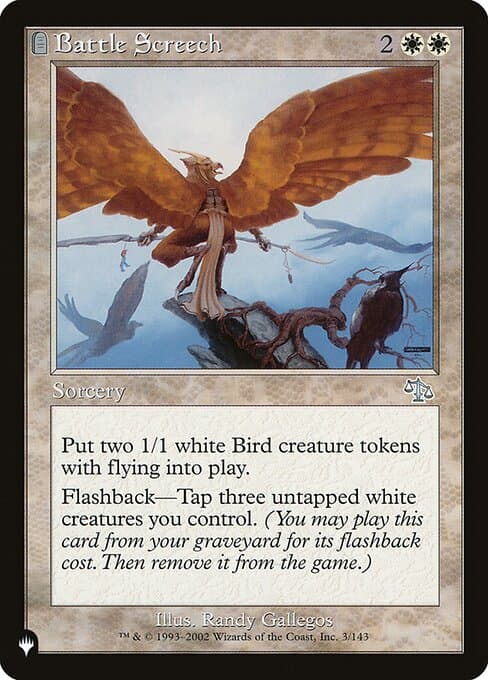 Battle Screech from The List (Uncommon)
