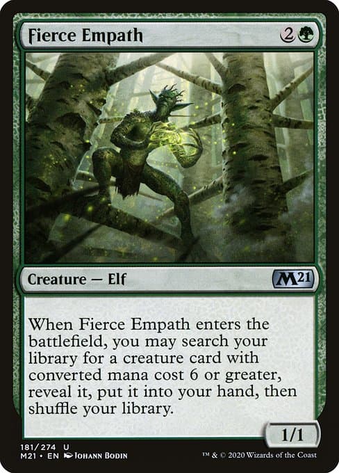 Fierce Empath from Core Set 2021 (Uncommon)