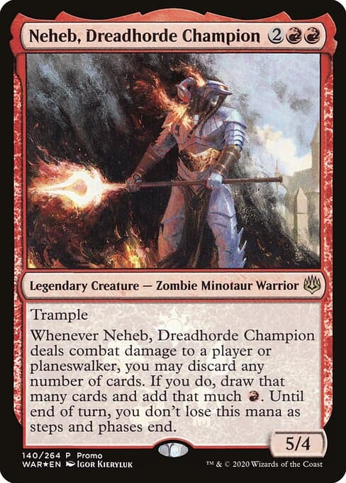 Neheb, Dreadhorde Champion from War of the Spark Promos (Rare)