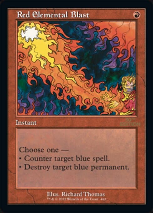Red Elemental Blast from 30th Anniversary Edition (Common)