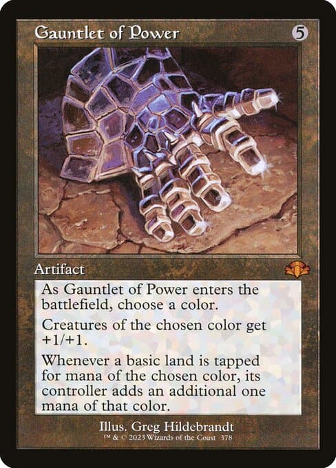 Gauntlet of Power from Dominaria Remastered (Mythic)
