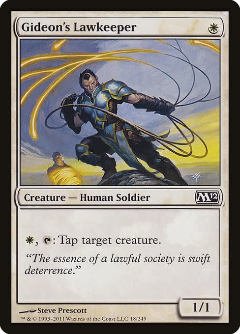 Gideon's Lawkeeper from Magic 2012 (Common)
