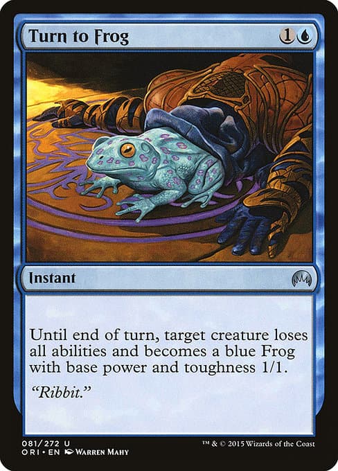 Turn to Frog from Magic Origins (Uncommon)